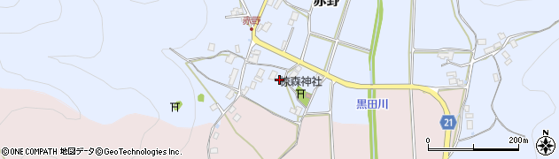 京都府舞鶴市赤野331周辺の地図