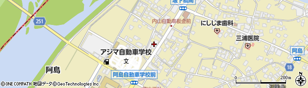 コバック飯田阿島店周辺の地図