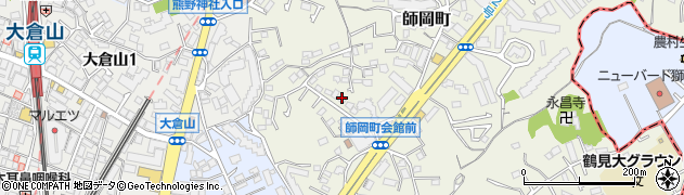 神奈川県横浜市港北区師岡町353周辺の地図