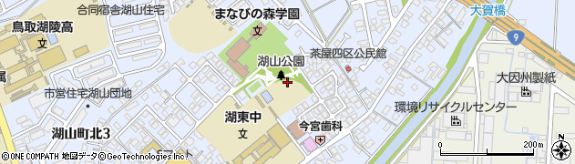 鳥取県鳥取市湖山町北6丁目周辺の地図