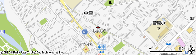 神奈川県愛甲郡愛川町中津200周辺の地図