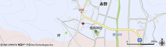 京都府舞鶴市赤野342周辺の地図