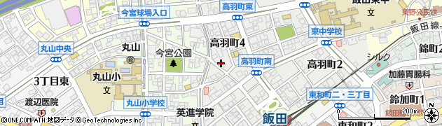 有限会社飯田リフォームセンター　小畑一級建築士事務所周辺の地図
