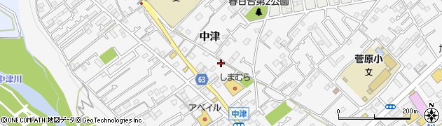 神奈川県愛甲郡愛川町中津194周辺の地図