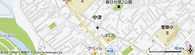 神奈川県愛甲郡愛川町中津191周辺の地図