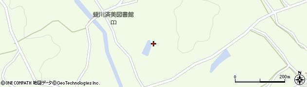 岐阜県中津川市蛭川（鳩吹）周辺の地図
