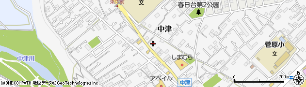 神奈川県愛甲郡愛川町中津187周辺の地図