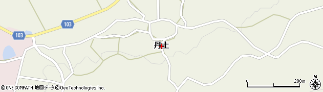 兵庫県新温泉町（美方郡）丹土周辺の地図