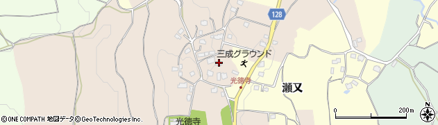 千葉県市原市中野周辺の地図