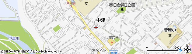 神奈川県愛甲郡愛川町中津190-2周辺の地図