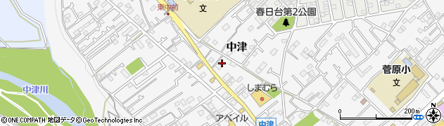 神奈川県愛甲郡愛川町中津188周辺の地図