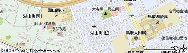 鳥取県鳥取市湖山町周辺の地図