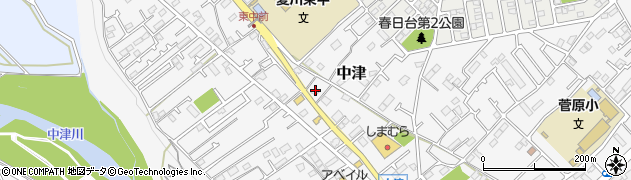 神奈川県愛甲郡愛川町中津186周辺の地図