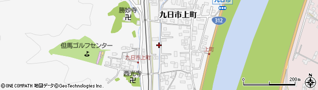 兵庫県豊岡市九日市上町周辺の地図