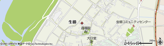 岐阜県美濃市生櫛570周辺の地図