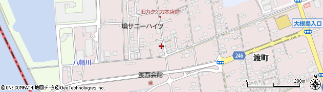 鳥取県境港市渡町3067周辺の地図