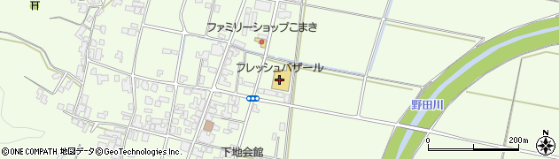 フレッシュバザール野田川店周辺の地図