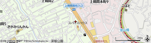 神奈川県相模原市南区上鶴間3丁目1-21周辺の地図