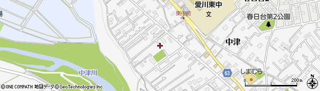 神奈川県愛甲郡愛川町中津79-14周辺の地図