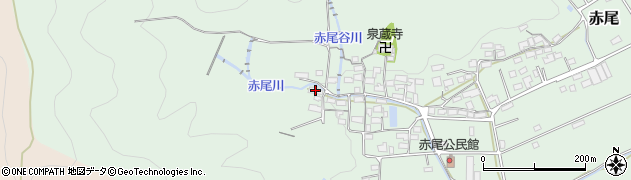 岐阜県山県市赤尾906周辺の地図