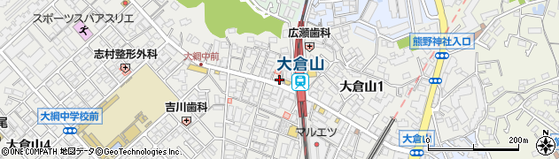 マイティ英会話教室　大倉山校周辺の地図