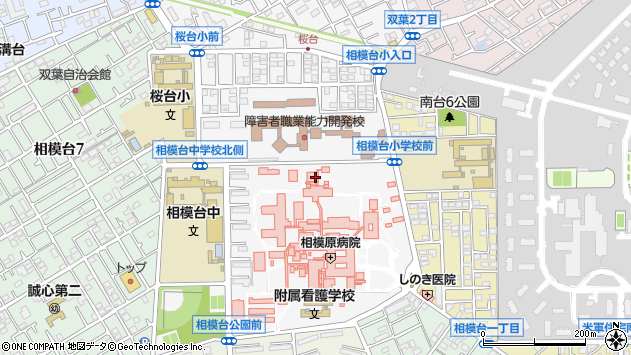 〒252-0315 神奈川県相模原市南区桜台の地図