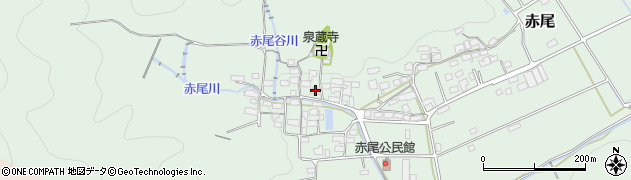 岐阜県山県市赤尾936周辺の地図