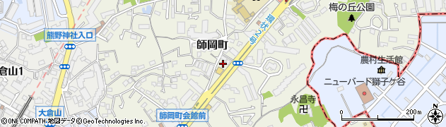 神奈川県横浜市港北区師岡町438周辺の地図