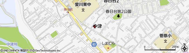 神奈川県愛甲郡愛川町中津1454周辺の地図