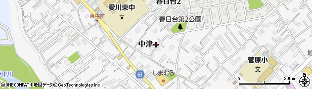 神奈川県愛甲郡愛川町中津1450周辺の地図