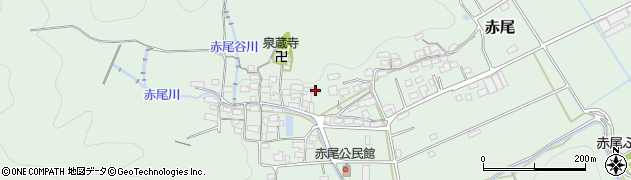 岐阜県山県市赤尾1068周辺の地図