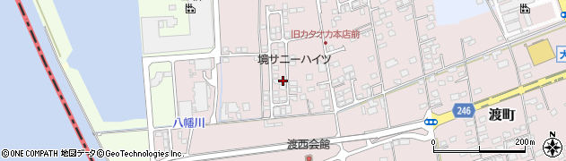 鳥取県境港市渡町3278周辺の地図