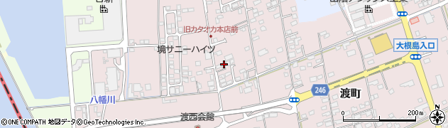 鳥取県境港市渡町3063-5周辺の地図