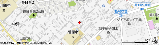 神奈川県愛甲郡愛川町中津1074-6周辺の地図
