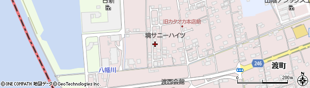 鳥取県境港市渡町3302周辺の地図
