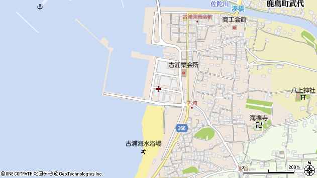 〒690-0333 島根県松江市鹿島町古浦の地図