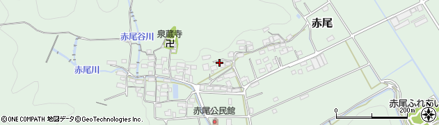 岐阜県山県市赤尾1080周辺の地図