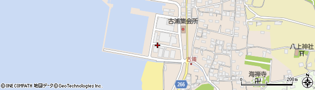 島根県松江市鹿島町古浦周辺の地図