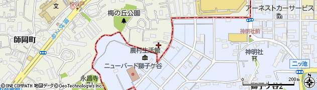 神奈川県横浜市港北区師岡町595周辺の地図