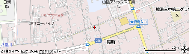 鳥取県境港市渡町2639周辺の地図