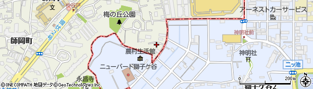 神奈川県横浜市港北区師岡町600周辺の地図