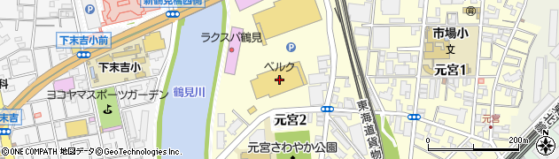 ベルクフォルテ森永橋店周辺の地図