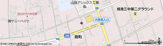 鳥取県境港市渡町2672周辺の地図