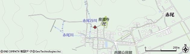 岐阜県山県市赤尾1056周辺の地図