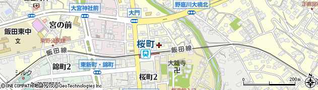 長野県飯田市大門町97周辺の地図