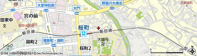 長野県飯田市大門町100周辺の地図