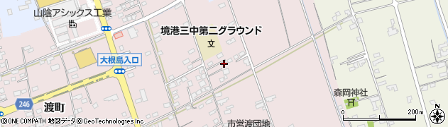 鳥取県境港市渡町2821-3周辺の地図