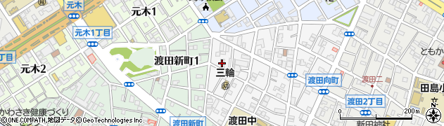 平和交通株式会社　向町営業所車庫周辺の地図