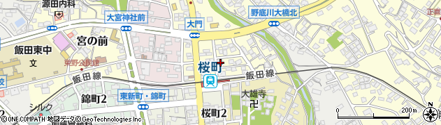長野県飯田市大門町115周辺の地図