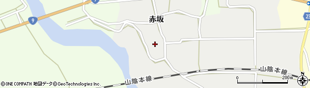 鳥取県西伯郡大山町赤坂413周辺の地図